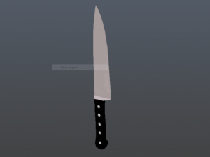 kitchen knife 3D Model