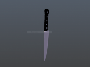 kitchen knife 3D Model