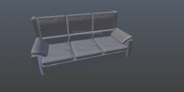 leather sofa 3D Model .c4d .max .obj .3ds .fbx .stl .blend 
