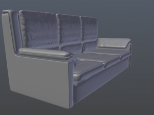leather sofa 3D Model