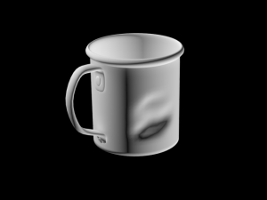 aluminum mug 3D Model