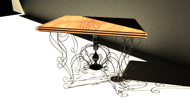 table 3D 모델 .c4d .max .obj .3ds .fbx .stl .blend 