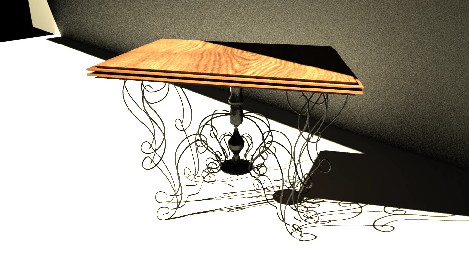 table 3D Model .c4d .max .obj .3ds .fbx .stl .blend 