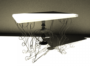 table 3D 모델