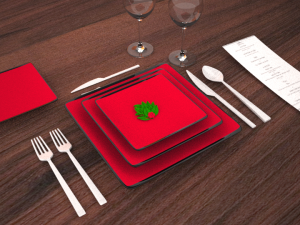 dinner set 2 3D Model