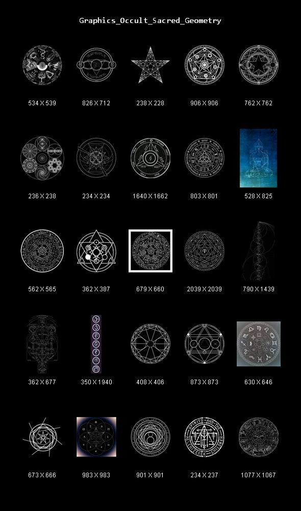 graphics occult sacred geometry CG Textures .c4d .max .obj .3ds .fbx .stl .blend 