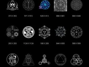 graphics occult sacred geometry CG Textures