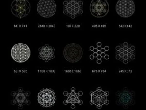 グラフィックス オカルト 神聖幾何学 メタトロン CG テクスチャ