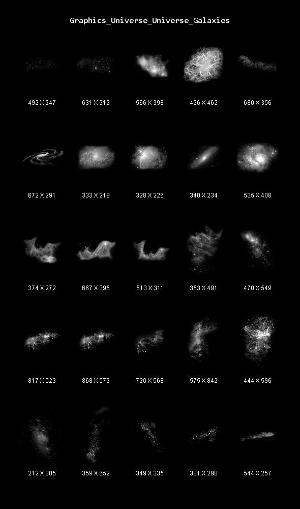 그래픽 우주 은하계 CG 텍스쳐 .c4d .max .obj .3ds .fbx .stl .blend
