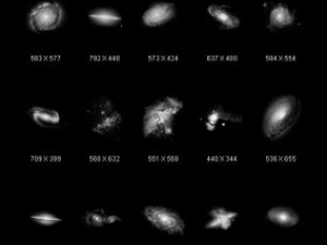 그래픽 우주 은하계 CG 텍스쳐