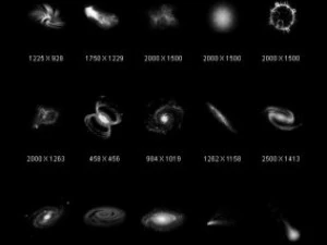 그래픽 우주 은하계 CG 텍스쳐