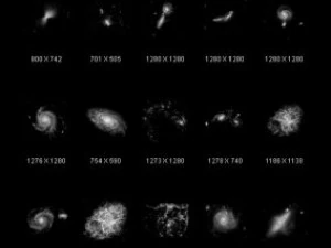 그래픽 우주 은하계 CG 텍스쳐