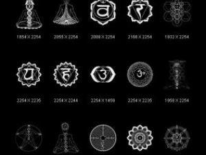 obiekty graficzne kundalini CG Tekstury