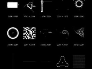 obiekty high-tech CG Tekstury