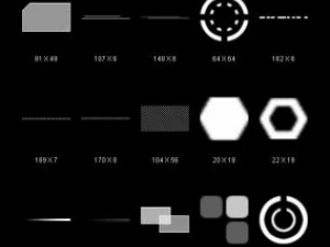 objects high tech small CG Textures