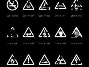 objects signs CG Textures