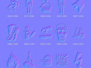 objects signs CG Texturen