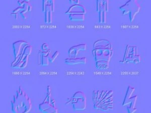 objects signs CG Textures