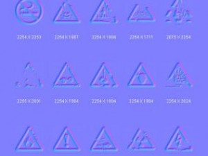 objects signs CG Texturen