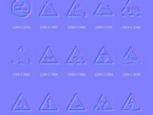 objects signs CG Textures