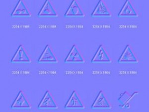 objects signs CG Texturen
