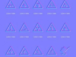 objects signs CG Textures