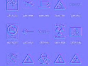 objects signs CG Texturen