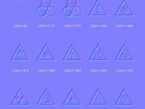 objects signs CG Texturen
