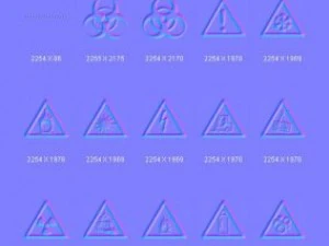 objects signs CG Textures