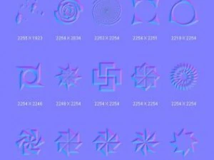 objects symbols abstracts CG Textures