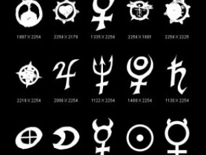 objects symbols astrology CG Textures
