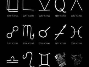 objects symbols astrology CG Textures