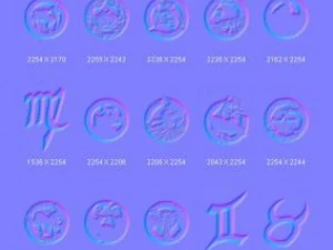 objects symbols astrology CG Textures