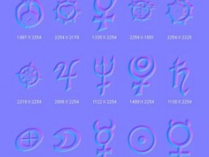 objects symbols astrology CG 텍스쳐