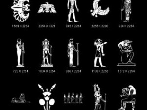 objects symbols culture egyptian CG 纹理