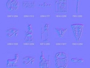 objects symbols culture egyptian CG 纹理