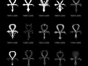 nesneler semboller k&uuml;lt&uuml;r &ccedil;eşitli CG Dokuları