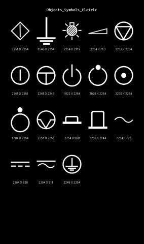 objects symbols eletric CG テクスチャ .c4d .max .obj .3ds .fbx .stl .blend 
