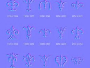 objects symbols fleurs de lis CG 纹理