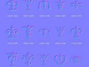 objects symbols fleurs de lis CG Textures