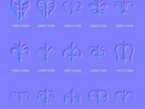objects symbols fleurs de lis CG 纹理