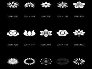 オブジェクト シンボル 花 CG テクスチャ