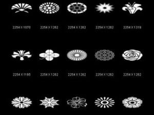 オブジェクト シンボル 花 CG テクスチャ