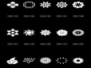 オブジェクト シンボル 花 CG テクスチャ