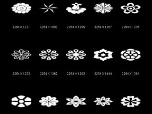 オブジェクト シンボル 花 CG テクスチャ