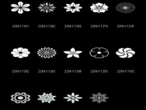 オブジェクト シンボル 花 CG テクスチャ