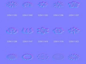 オブジェクト シンボル 花 CG テクスチャ