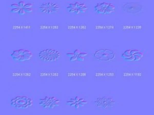 オブジェクト シンボル 花 CG テクスチャ