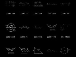 symbole obiekt&oacute;w matematycznych CG Tekstury
