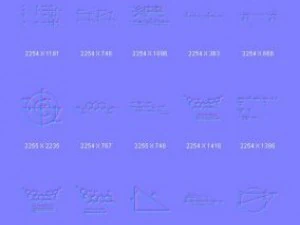 objects symbols mathematic CG Textures